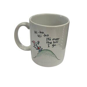 Hallmark Shoebox‎ Greetings Ceramic Mug White 12oz Over The Hill